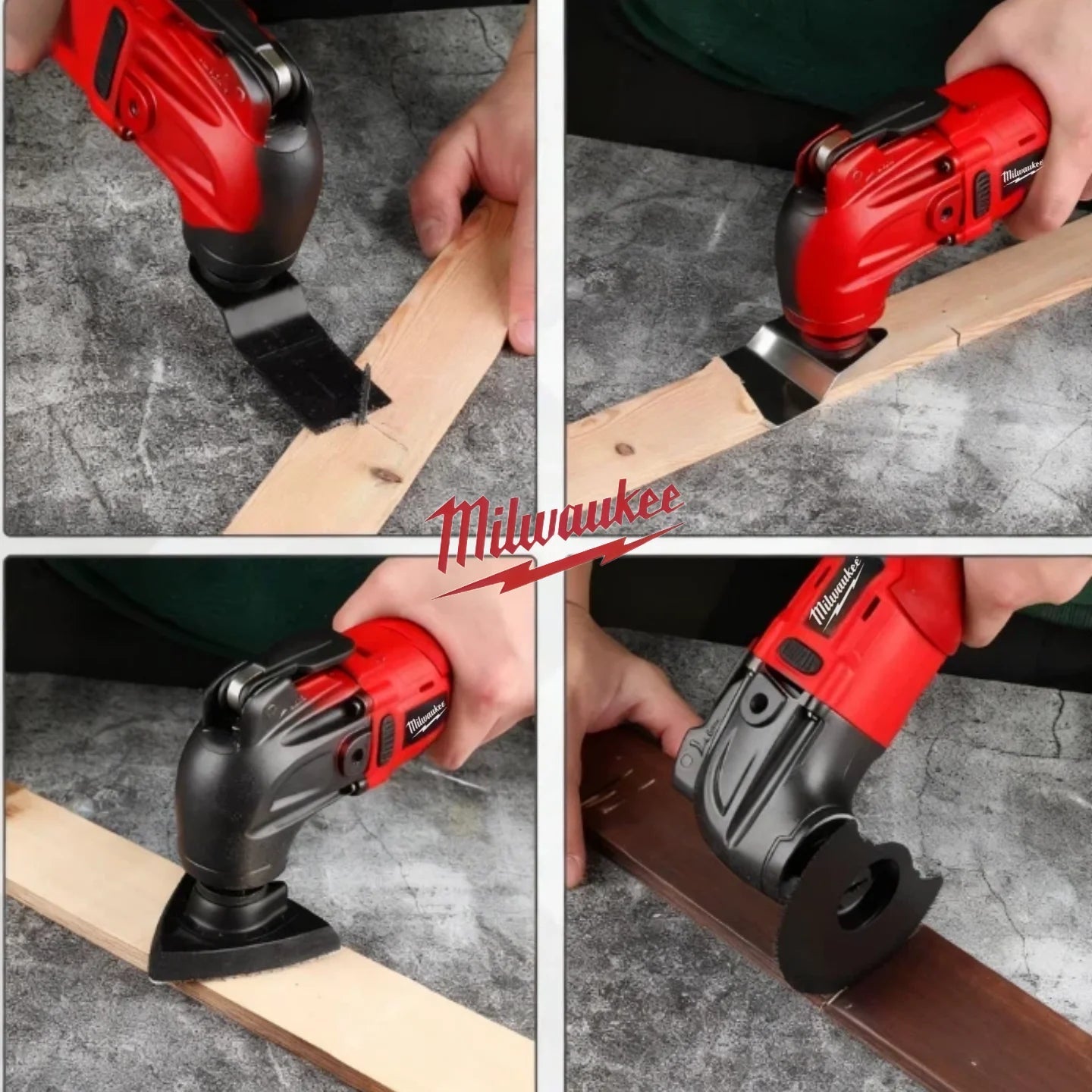 Milwaukee Electric Oscillating Multi Function Tool 6 Gears Cordless Vibration Trimmer Cutting Saw Power Tools Good Vibrations