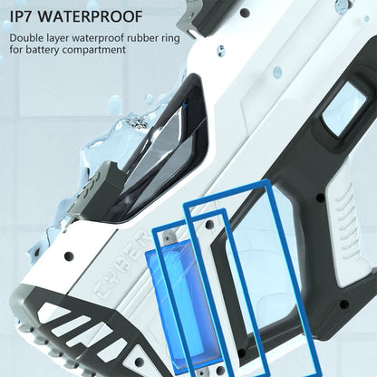 Automatic Electric Water Gun Auto Suction Water Guns for Adult Kids Battery Powered Squirt Blaster Summer Pool Beach Outdoor Toy Good Vibrations