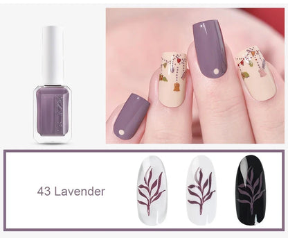 KADS Professional 11ml 24 Colors Nail Stamping Polish Gold Silver Nails Art Varnish for Stamping Plate DIY Nail Printing Polish Good Vibrations