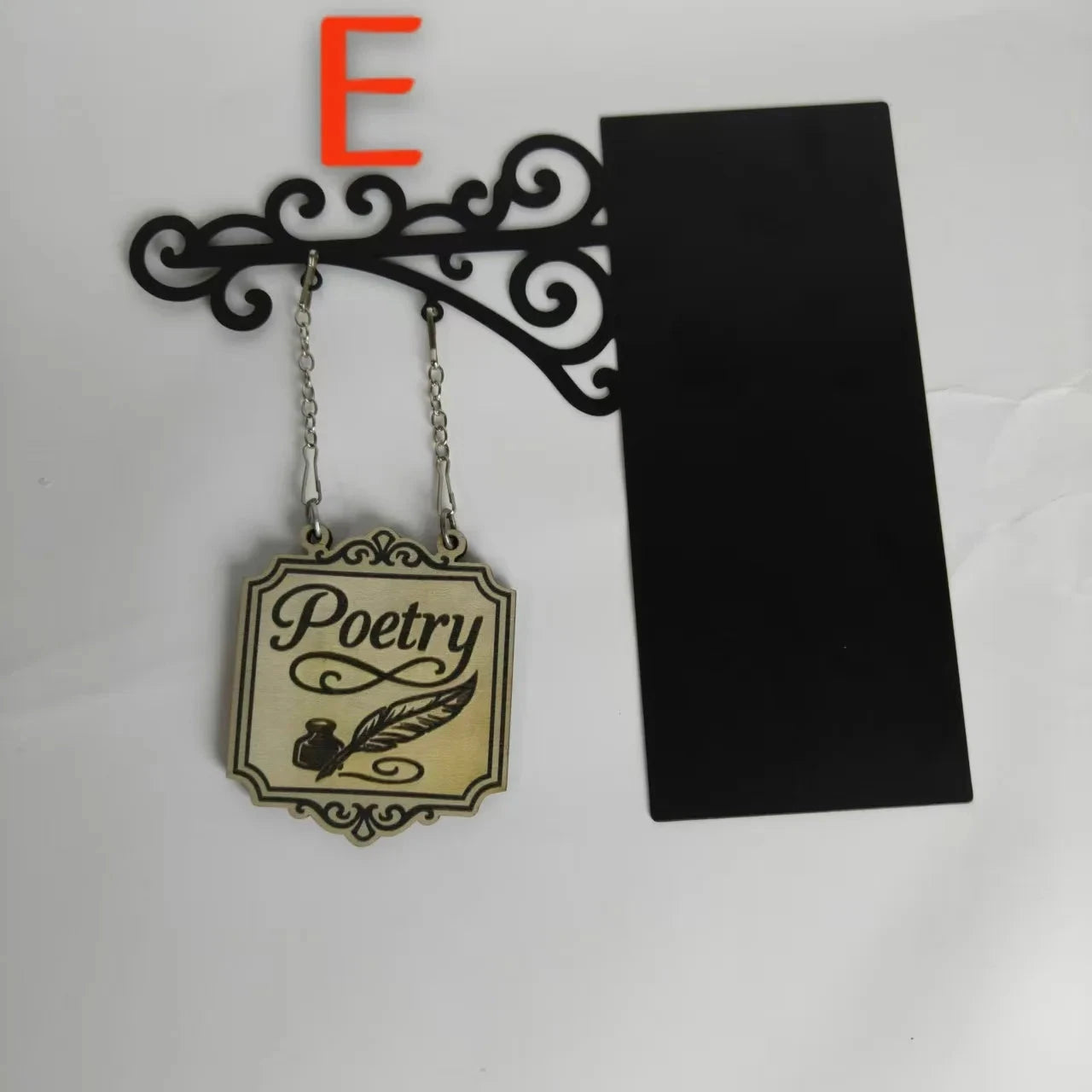 Book Nook Tavern Signs Book Page Divider Bookmark for Library Reading Organizer Creative Literary Decor Gift Good Vibrations