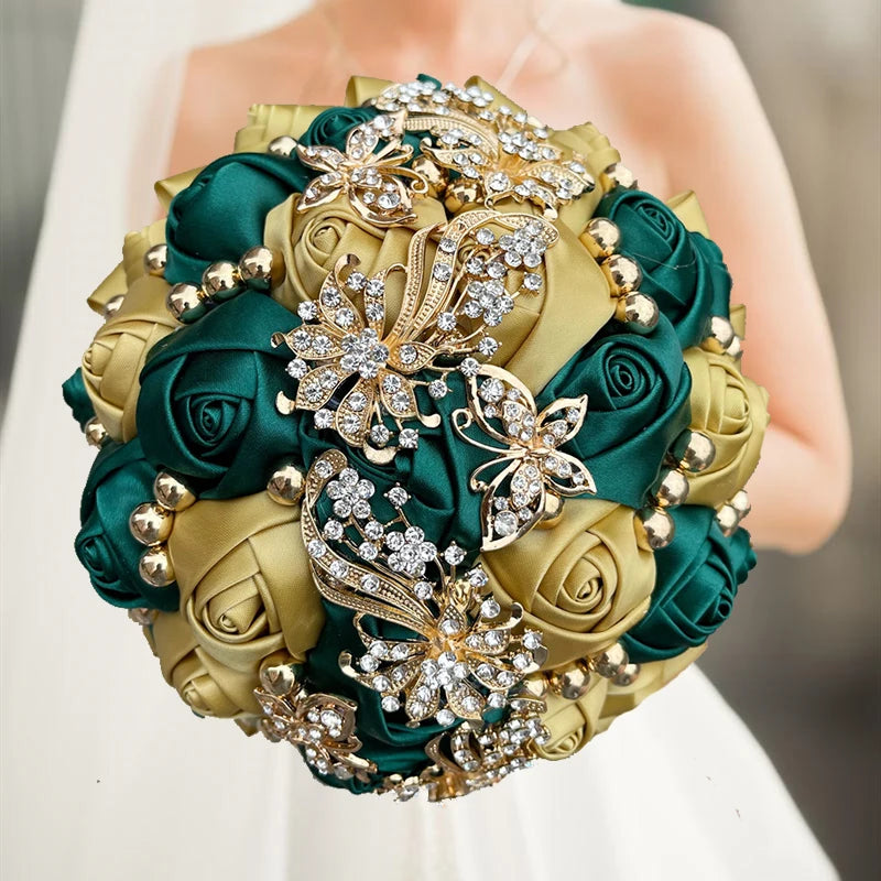 Navy Wedding Bouquet Bridesmaid Bridesmaid Holding Flowers for Wedding Decoration Good Vibrations