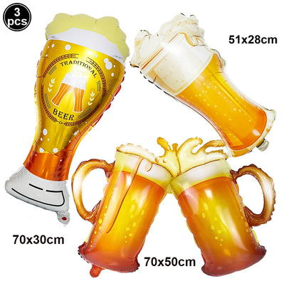 Whiskey Birthday Party Decorations Balloons Hanging Swirls Tablecloth Beers 30th 40th 50th Whiskey Birthdayy Party Decorations Good Vibrations