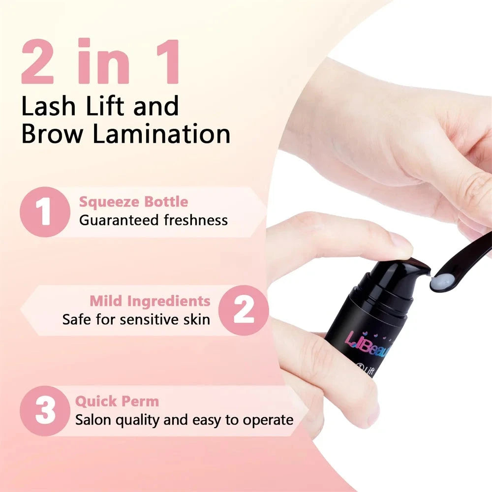 Libeauty Brow Lamination Lotion Single Bottle Lash Lift Perm Cream1#2#3#4 Keratin Emulsion Brow Lifting For Home Use Makeup Tool Good Vibrations