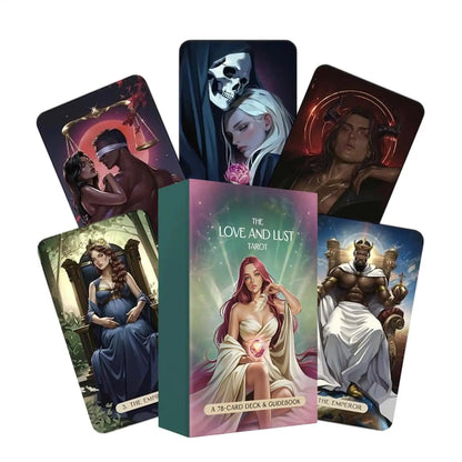 Tarot Cards Deck 78 Pieces Oracle Fortune Telling Game Tarot Decks for Expert Friends Home Party Gathering Learning Training Good Vibrations