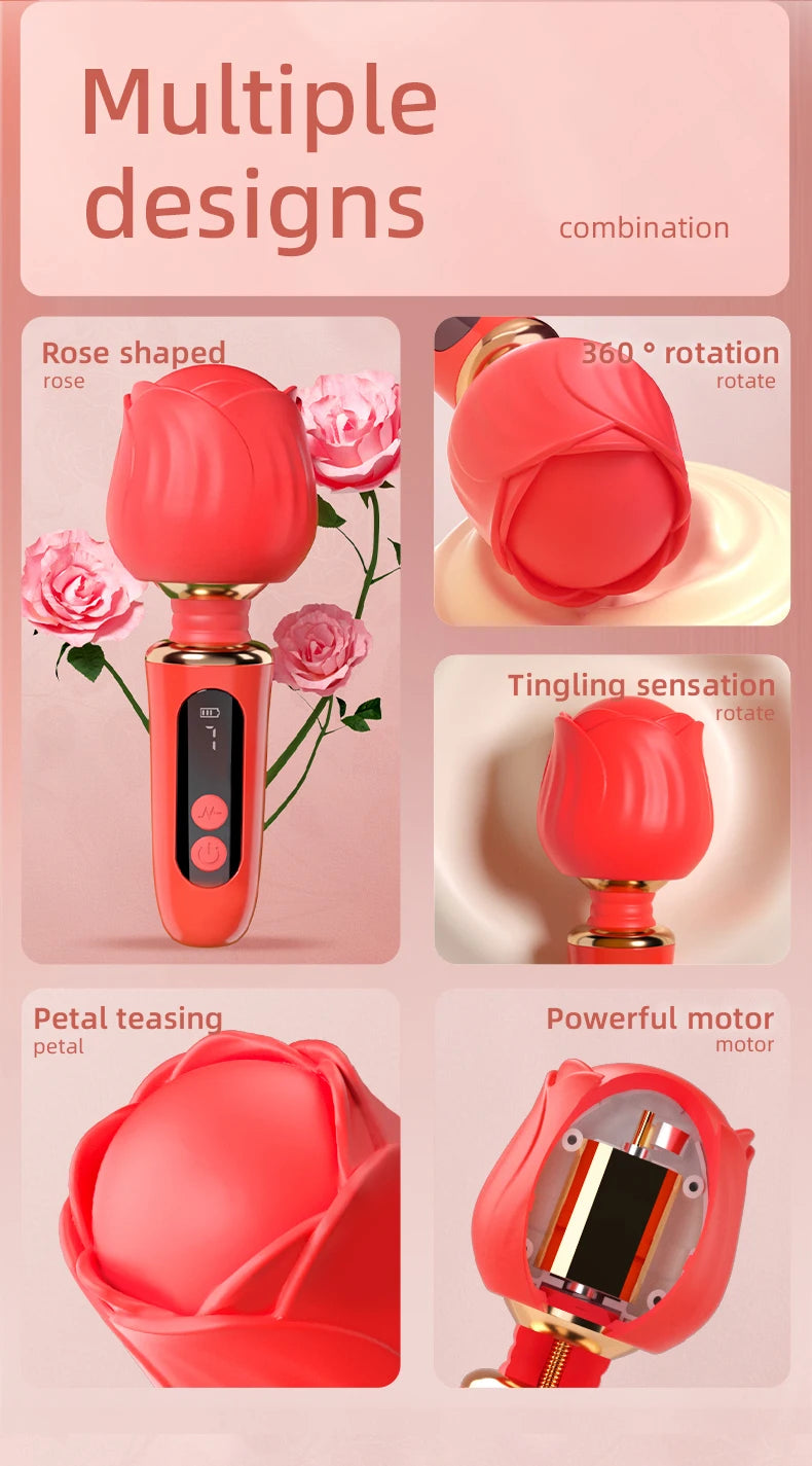 MINI AV 360° Stimulate Stick Nipple and Clitoris Massage Stimulation Toy Powerful Magic Wand Personal Massager Female Vibrators Good Vibrations Adult Super Store