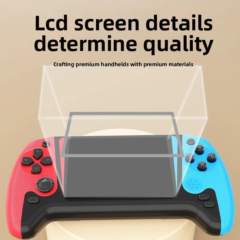 Retro Handheld Game Console LCD Screen Built-in  500-in-one retro nostalgic classic large-screen handheld console Good Vibrations
