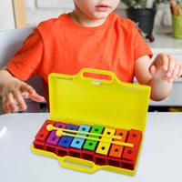 Xylophone with Mallets Colorful Musical Toy Boys Girls Music Teaching Improving Hand Eye Coordination Valentine's Day Gifts Good Vibrations