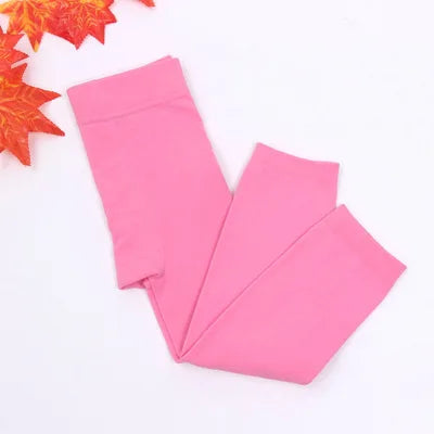 Plus Velvet Children Pants Winter Girls Leggings Warm Leggings For Kids Candy Colors Girls Trousers 3-9 Year Baby Leggins Good Vibrations