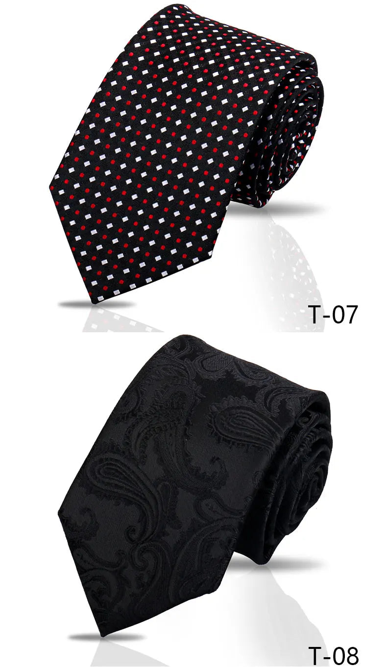 Elegant Ties For Men Fashion Item Necktie High Quality Classic Men Tie Suit Accessories Wedding Gifts Business Party Wholesale Good Vibrations