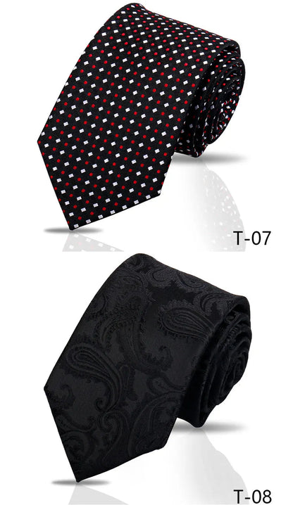Elegant Ties For Men Fashion Item Necktie High Quality Classic Men Tie Suit Accessories Wedding Gifts Business Party Wholesale Good Vibrations