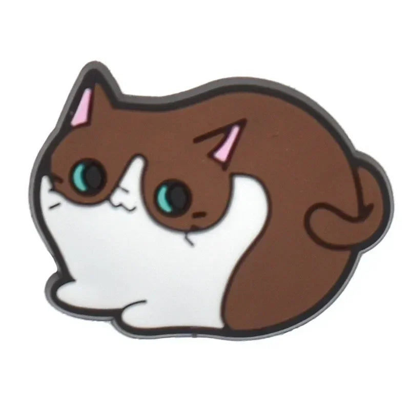 Shoe Charms for Crocs Accessories
 Pet Cat Shoes Charm for Croc Decorations Pins Men Accessory Jeans Woman Clogs Clips Badges Good Vibrations