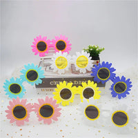 Sunflower Sunglasses Little Daisy Shape Sun Glasses Funny Party Decorative Eyeglasses Plastic Gathering Picnic Photography Props Good Vibrations