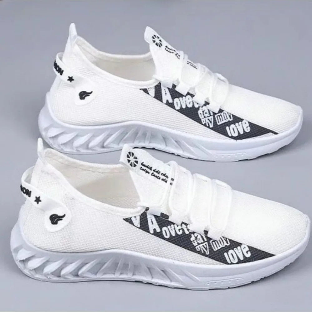 Sneakers for Men Fashion Men's Casual Sneakers Comfortable Breathable Running Tennis Shoes Zapatillas De Hombre Good Vibrations