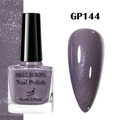 48 Colors Nail Polish Quick Dry No-bake Lasting Water-based Tearable Manicure Not Easy To Fade Semi-permanent Varnish Nail Art Good Vibrations