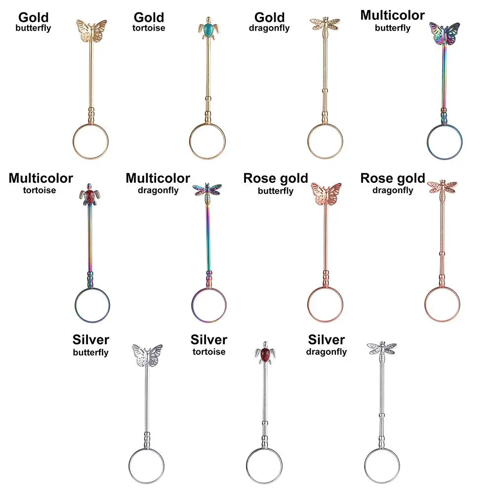 1Pcs Cigarette Hand Holder Smoking Accessories Finger Ring For Women Men Adjustable Slim Cigarettes Clip Smoking Holder Cuprum Good Vibrations Adult Super Store