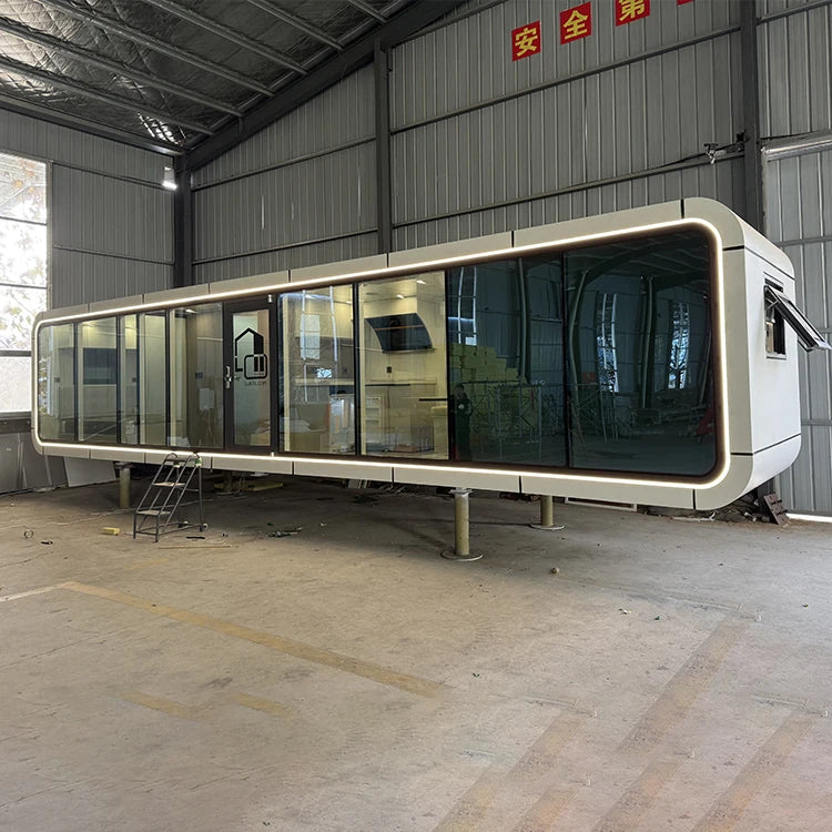 Double Triangle House Mobile Space Capsule Triangle Prefabricated Container House Good Vibrations
