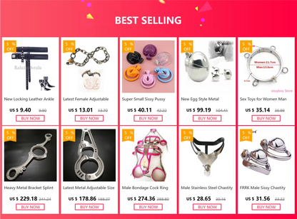 Male Bondage Cock Ring Sex Toys for Men 9pcs/set Male Chastity Belt Stainless Steel Chastity Device Anal Plug Chastity Cage GOOD Vibrations