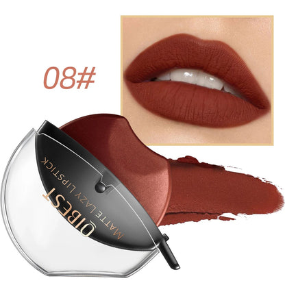 Lip-shaped lipstick seal Sip into makeup lazy blush lipstick Matte makeup effect Moisturizing lip gloss Waterproof non-stick cup Good Vibrations