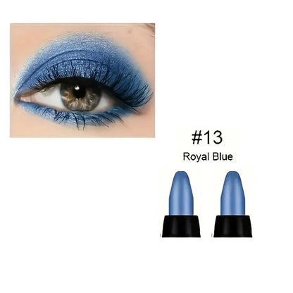 16 Colors Pearlescent Eyeliner, Color Glitter Waterproof Long-Lasting Eye Makeup Non-smudge Eyeliner Good Vibrations