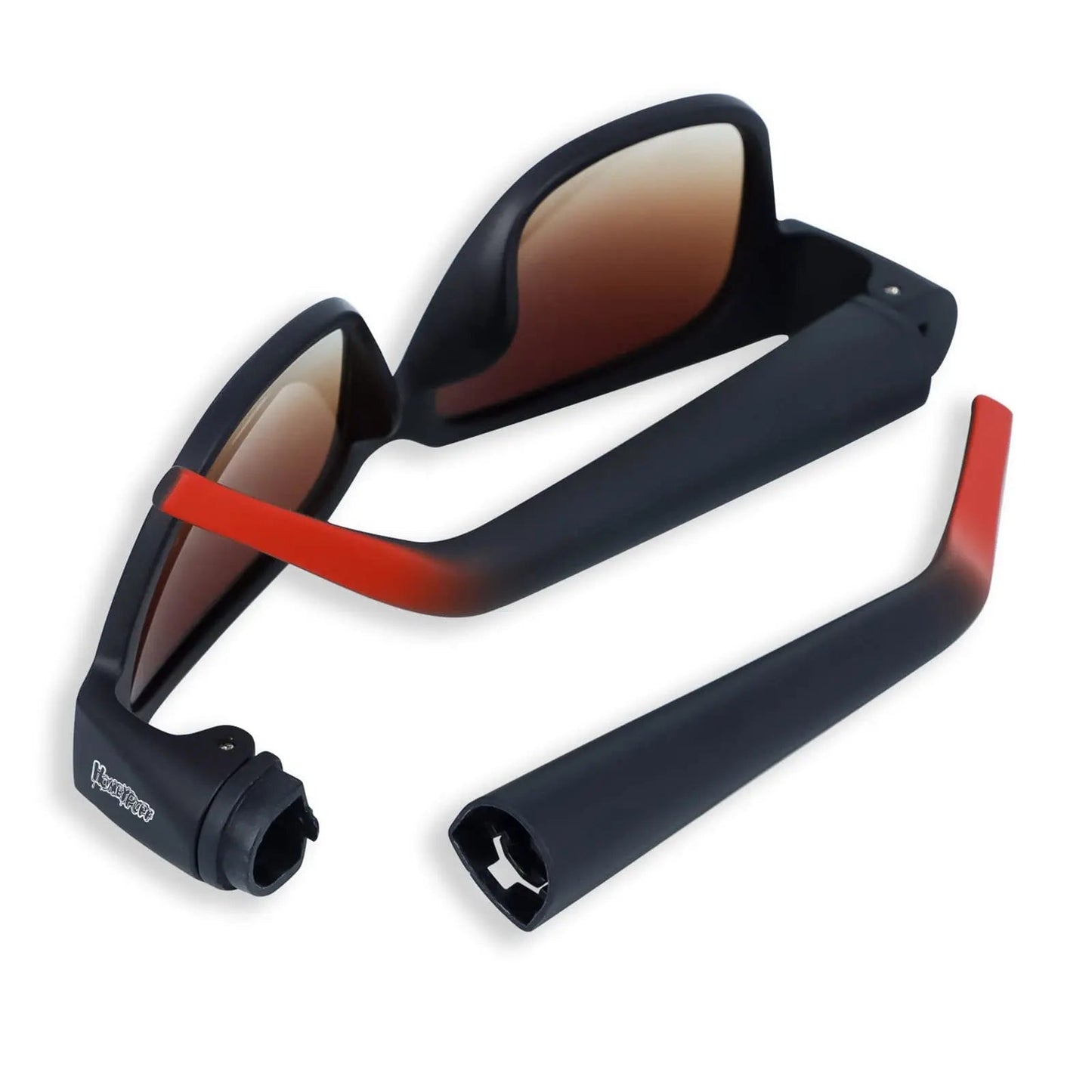 Fashion Sunglasses with Hidden Horn Tube Storage Removable Glasses Holder Rolling Paper Smoking Accessories Good Vibrations Adult Super Store
