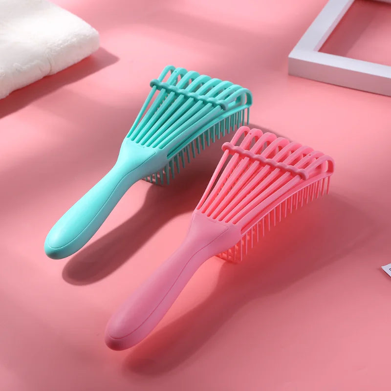 Hair Comb Detangling Brush Scalp Massage Hair Brush Detangler Brush for Curly Hair Thick Hair Octopus Hairbrush Women Men Salon Good Vibrations