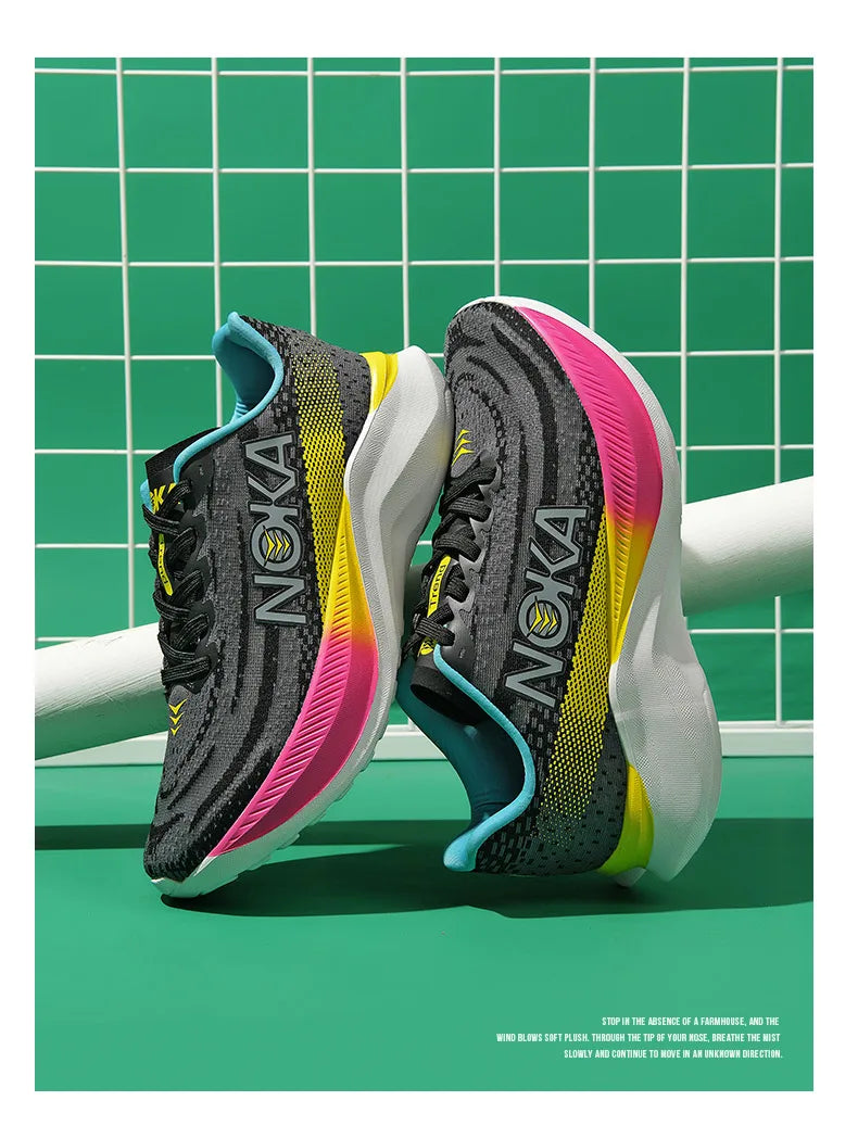 Men Women High Quality Light Running Shoes Cushion Training Shoes Lightweight Wear-Resistant Sneakers Good Vibrations