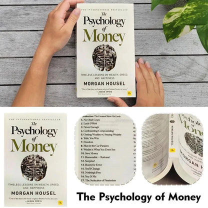 The Psychology of Money Books for Adults, Timeless Lessons on Wealth, Greed, Happiness, Business, Books Good Vibrations