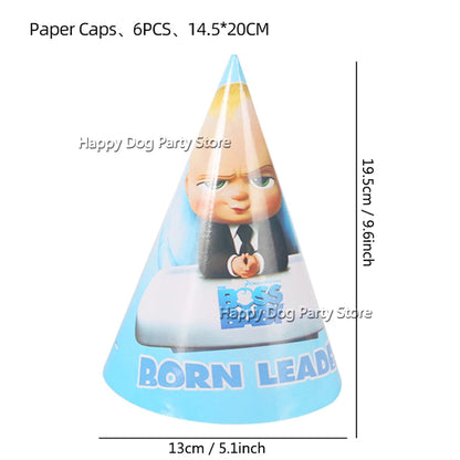 Baby Boy Party Decoration Banner Tableware Supplies Paper Boy DIY Cake Topper Birthday Foil Balloons Kit Accessory Gift Bags Good Vibrations