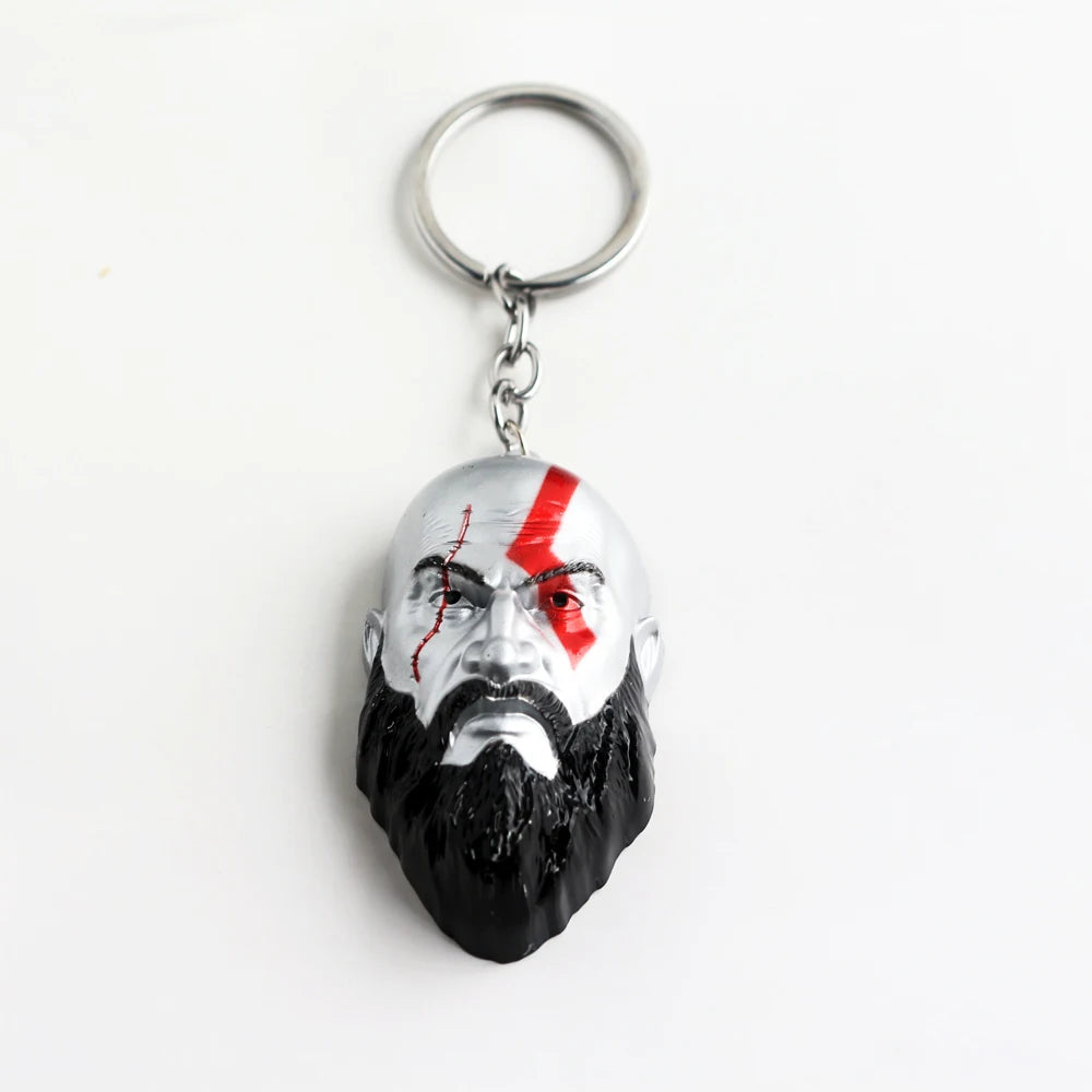 New God of War 4 Kratos Sword Keychain Pendant Keyring Jewelry Men And Women Car key chain Accessories Good Vibrations