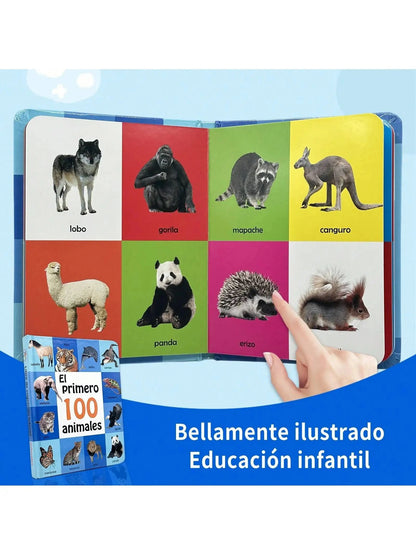 Children's Arabic Enlightenment Cognitive Book: Digital Fruits and Animals, Joyful Enlightenment Journey Good Vibrations