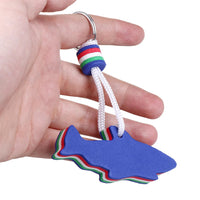 Outdoor Boating Sea Yachting Accessories Sailing Fishing Keyring Pool Parts Key Pendant Water Floating Keychain Good Vibrations