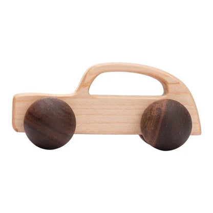 Wooden Cars Toys Maple Diy Crafts for Students Home Activities Montessori Grasping Teething Toy Newborn Birthday Gift Wood Block Good Vibrations