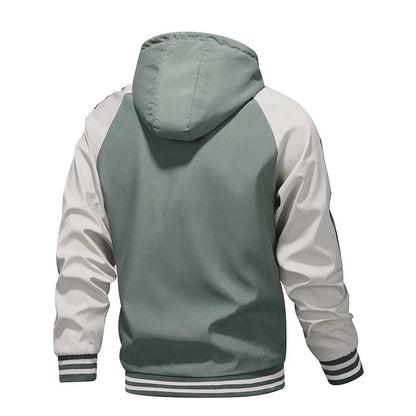 Men's Jacket Autumn Spring Ride High-performance Windbreaker Clothing Motorcycle Jacket Male Motorcycle Coats Windproof Striped Good Vibrations