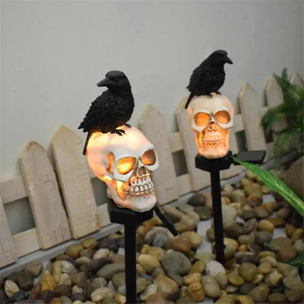 Halloween Outdoor Light Skeleton Ghost Horror Grimace Party Decor for Courtyard Home Holiday Lighting Garden Decoration Good Vibrations