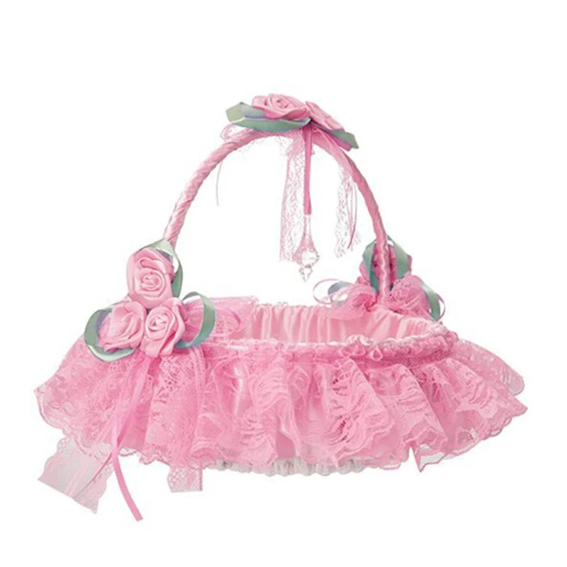 Flower Girl Basket Set Flowers Romantic Design Wedding Flower Baskets Good Vibrations