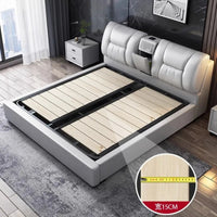 King Upholstered Beds Minimalist Frames Children Bedroom Beds Multifunctional Headboard Meubles De Chambre Home Furniture Good Vibrations