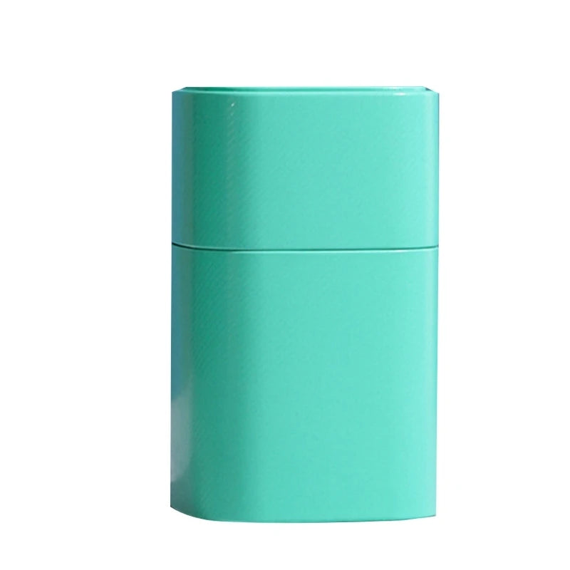 Elegant Tea Stash Jar Durable Metal Container for Herbs Storage Oil Painting Coffee Storage Container Metal Tea Box Can GOOD Vibrations Adult Super Store