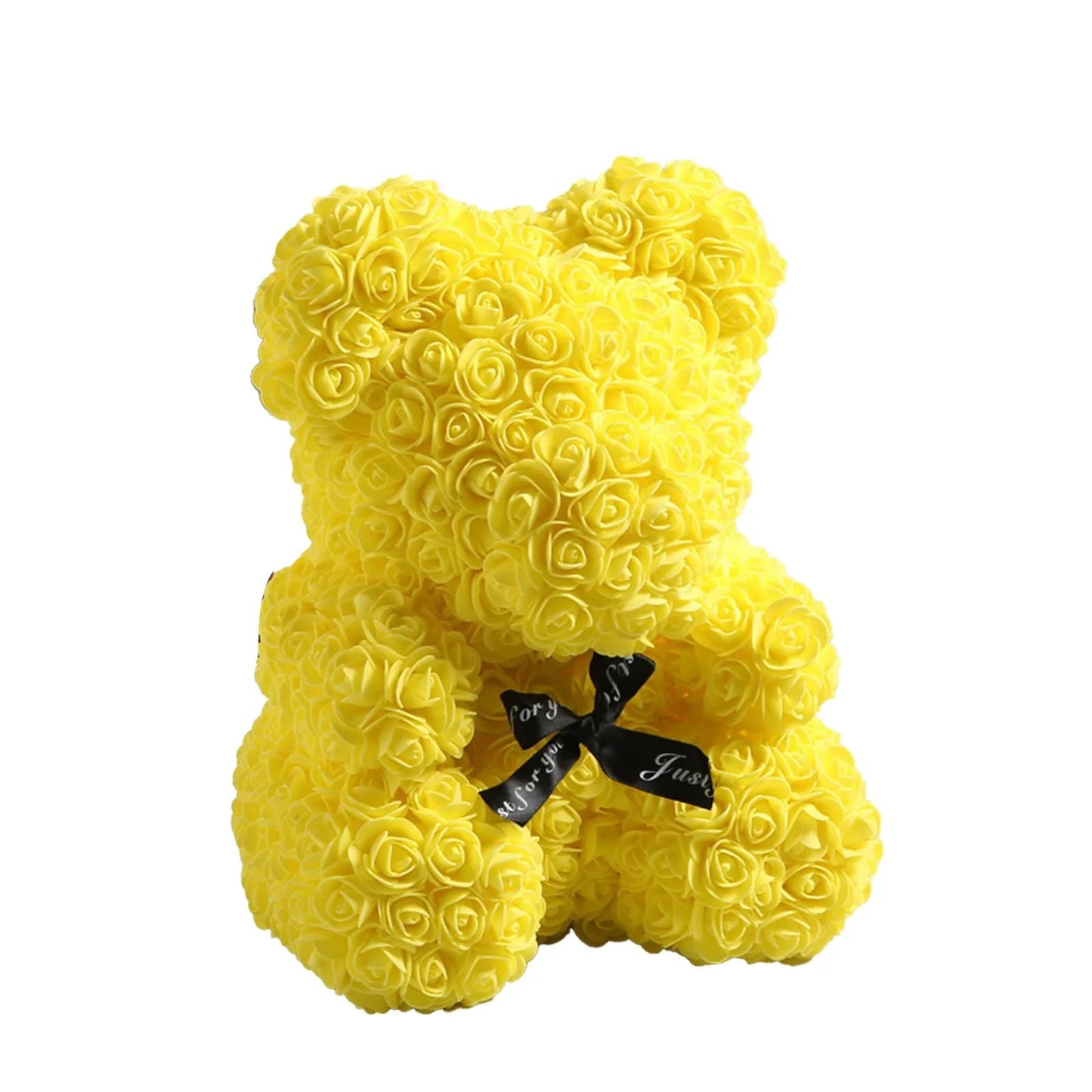 Rose Bear NEW Valentines Day Gifts 25cm Flower Bears Artificial Floral Decorations Mother' DAY Gift For Girlfriend Festival And Good Vibrations