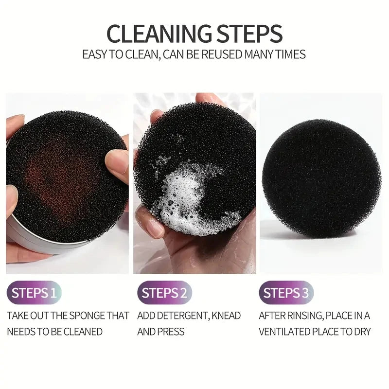 Makeup Brushes Cleaner Sponge Dry Cleansing Make Up Brushes Cleaner Eye Shadow Eyebrow Blush Color Removal For Outdoor Travel Good Vibrations