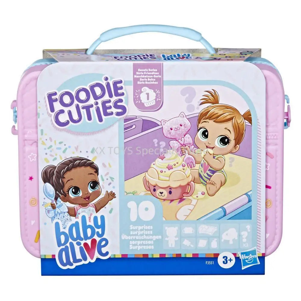 Baby Alive Foodie Cuties Party Series Doll Playset Blind Box Surprises Toys 3-Inch Cute Mini Baby Girls Play House Toys Gifts Good Vibrations