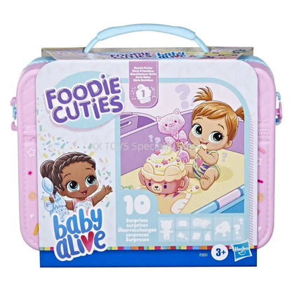 Baby Alive Foodie Cuties Party Series Doll Playset Blind Box Surprises Toys 3-Inch Cute Mini Baby Girls Play House Toys Gifts Good Vibrations