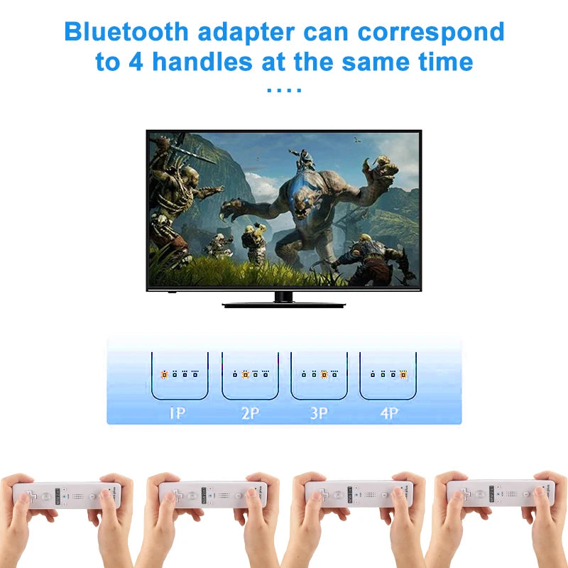 1 Set/2 Set Remote Controller with Nunchuck Controller for Wii Games Control for Wii Console Wireless Gamepad with Motion Plus Good Vibrations
