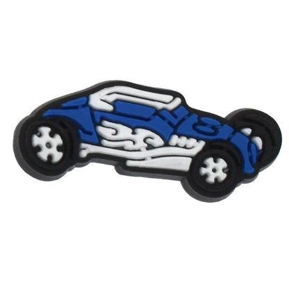Shoe Charms for Crocs Accessories
 Sports Car Shoes Charm for Croc Decorations Pins Men Accessory Jeans Woman Clogs Clips Badges Good Vibrations