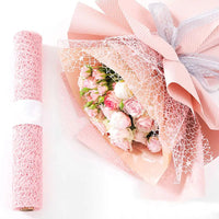 1PC DIY Flower Gift Round For Birthday Festival Decorative Bouquet Wrap Scrapbook Wrapping Paper Wedding Decoration Good Vibrations