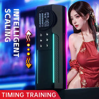 Automatic Telescopic Male Masturbation Cup Piston Suction Vibration Masturbation Machine 3D Realistic Vaginal Blowjob Pronounce GOOD Vibrations
