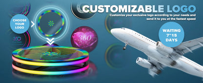 360 Photo Booth 39.4" with RGB Ring Light 360 Photobooth with App Control 360 Rotating Photo Booth Machine for Parties Events Good Vibrations