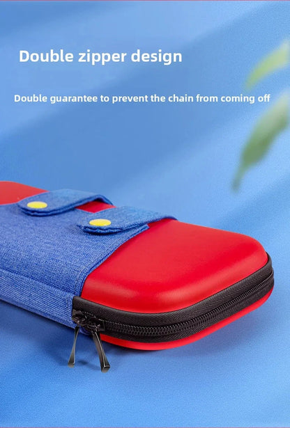 Storage Bag For Switch Portable NS Console Switch OLED Game Accessories Carrying Case Travel Cover Set Good Vibrations