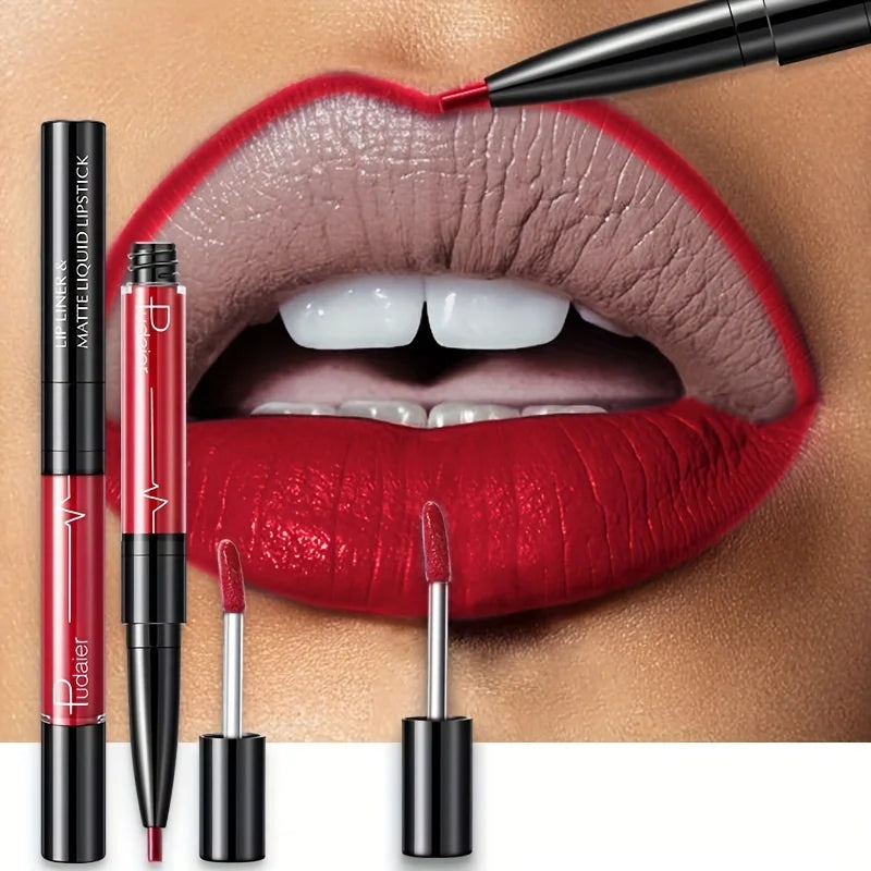Ultra-Precise Waterproof Lip Liner - Lip Liners with High Pigment, Smooth, Sweatproof, Long-Lasting Wear for Perfect Lip Contour Good Vibrations