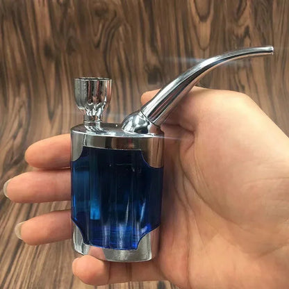 Complete set Cleanable Acrylic Smoking Pipe Fashion Microfilter Tobacco Pipe Circulation Reduce Tar Smoke filter Cigarette Tool Good Vibrations