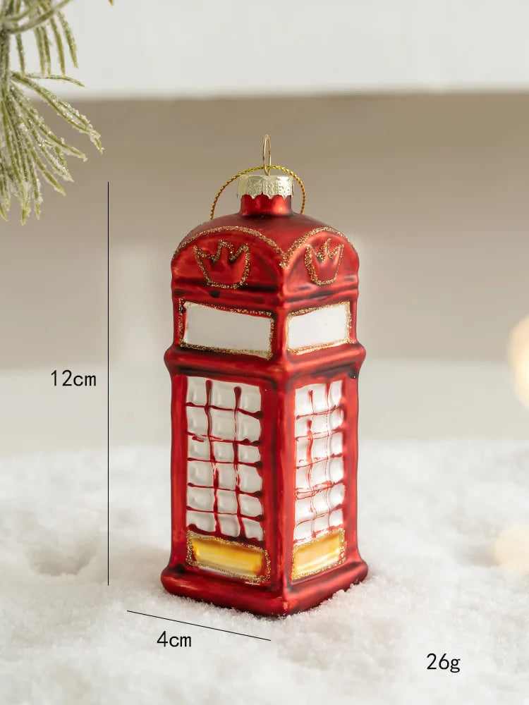 Christmas Glass Ornament Merry Christmas Decorations for Home 2024 Xmas Tree Ornament Navidad Noel Kids Gift Happy New Year 2025 Good Vibrations